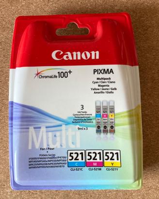 Cartucce inchiostro Canon CLI-521 Multi