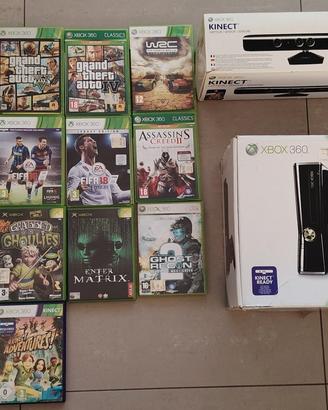 Xbox 360 +Kinect + giochi 