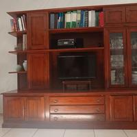 Parete attrezzata  in arte povera