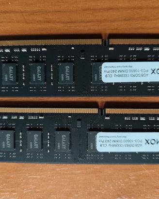 Memoria RAM DDR3 8Gb (2x4Gb)