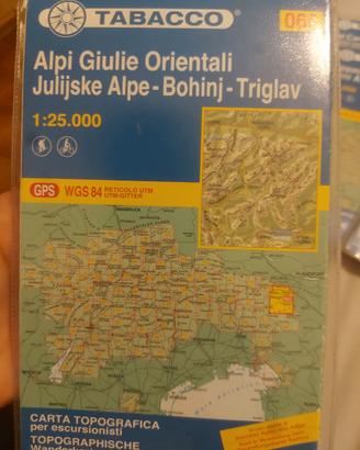 Carte tabacco Sappada /Canin/Alpi Giulie Orientali
