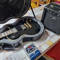 Epiphone Les Paul Custom amplificatore e custodia