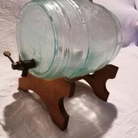 barile/botte vetro dispencer vintage 
