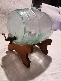 barile/botte vetro dispencer vintage 