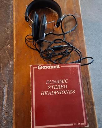 CUFFIE  Maxell Dynamic stereo anni 80 cs 104 con