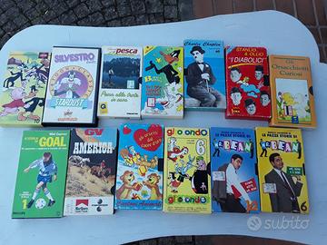 13 VHS vintage varie