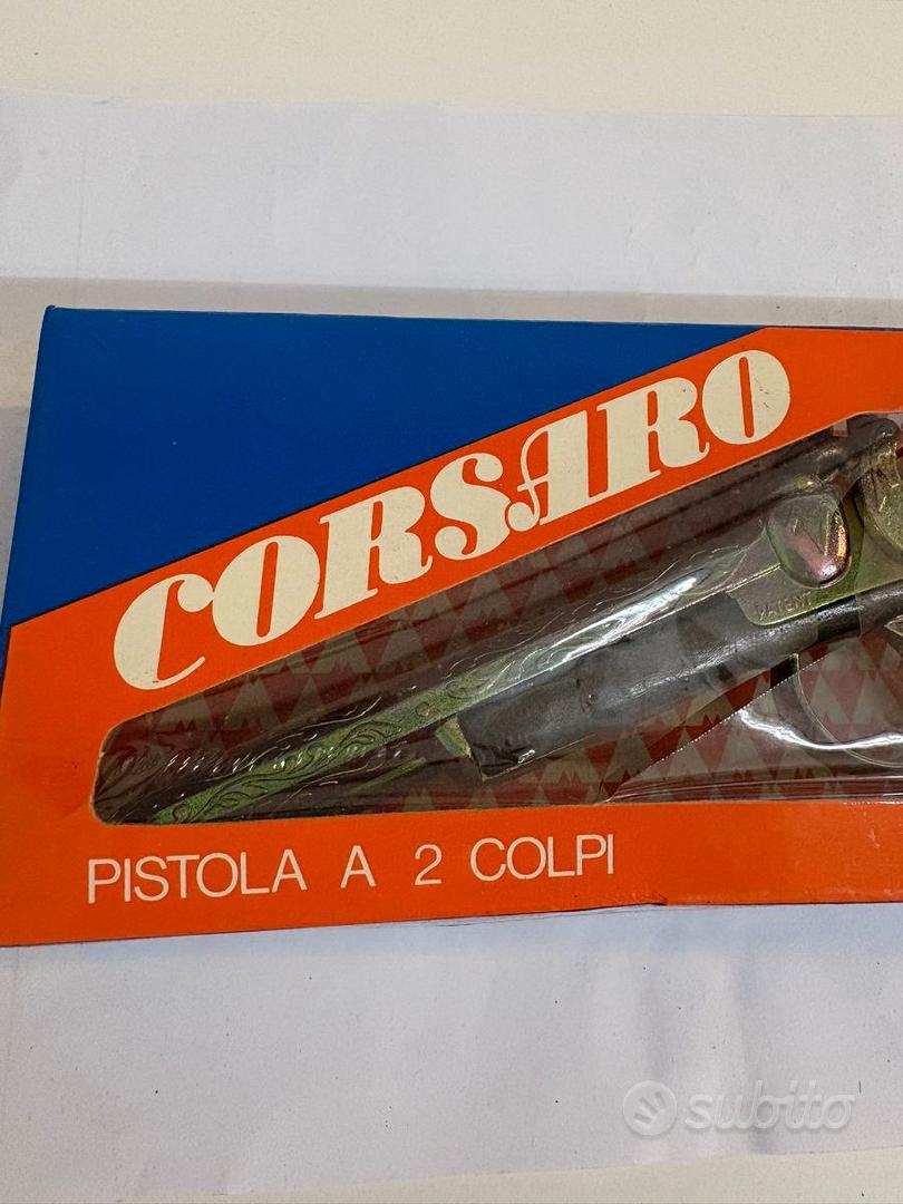 Jouet Vintage Pistola Corsara - Molgora Milano - Fabriqué En Italie - État Moyen (non Testé)