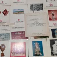 Cataloghi inviti mostre arte gallerie palermo rari