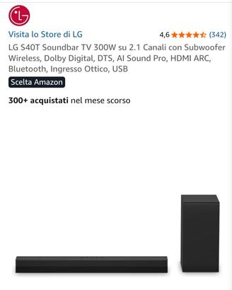 Soundbar TV LG 