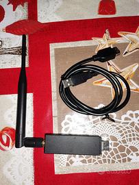 Scheda Rete Adattatore Chiavetta USB Wireless WiFi