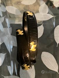 Cintura con cani dorati