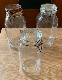 Barattoli in vetro 3 litri e 2 litri