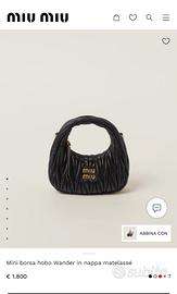Borsa miu miu