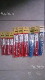 Nove punte da trapano per calcestruzzo