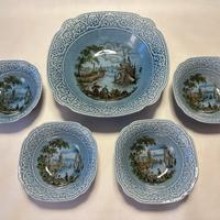Set 5 PIATTI Vintage Royal Stafford "Safe Harbour"