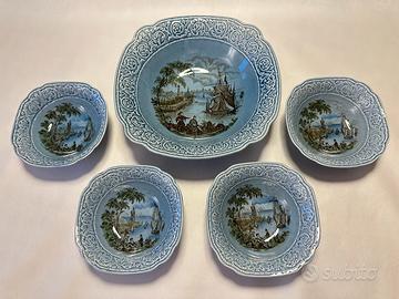 Set 5 PIATTI Vintage Royal Stafford "Safe Harbour"