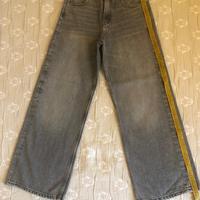 Jeans Zara wide leg grigio 11/12 anni