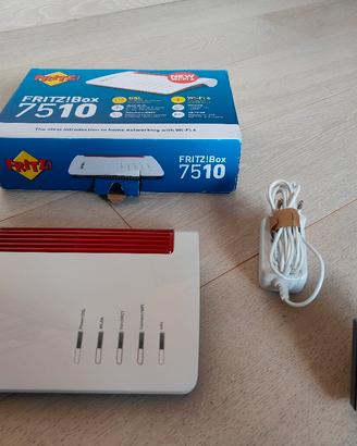 Fritz!box 7510 adsl modem + Fritz 600 repeater