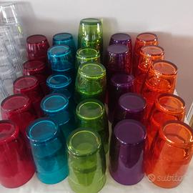 bicchieri colorati