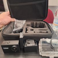 Action cam 4k 60fps cooau spc05+ accessori 