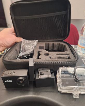 Action cam 4k 60fps cooau spc05+ accessori 
