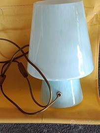 lampada da tavolo fungo di murano vintage 