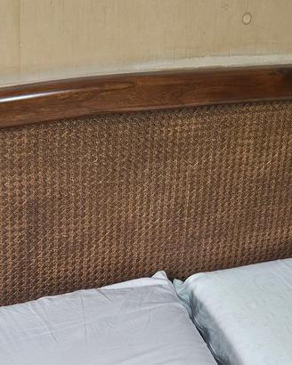 letto matrimoniale paglia di Vienna