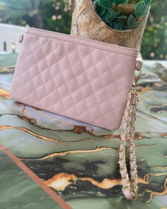 Borsa a mano / pochette Carpisa rosa cipria