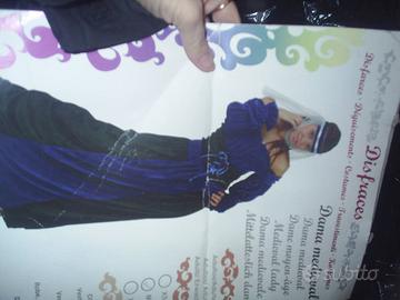 vestito carnevale donna dama medievale l/xl