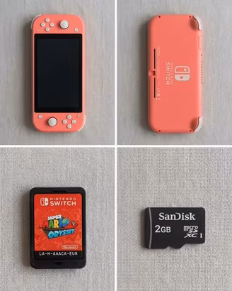 Nintendo Switch Lite Corallo + Super Mario Odyssey