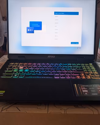 MAI USATO LAPTOP GAMING MSI RTX 5070 CORE 7 255HX