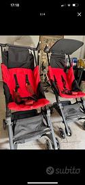Coppia di passeggini da viaggio