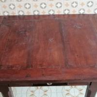 Tavolo rustico romagnolo allungabile in legno mass