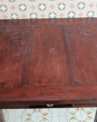 Tavolo rustico romagnolo allungabile in legno mass