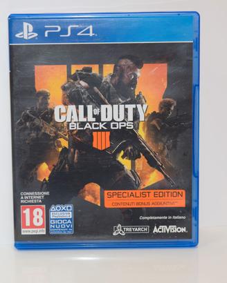 CALL of DUTY black ops 4 ps4 