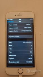 iphone 7 gold  128 giga 