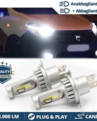 Kit Luci LED H4 per Dacia DOKKER LODGY 8000L 6500K