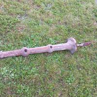 N 10 colonnine antiche  in ghisa  per recinzione.