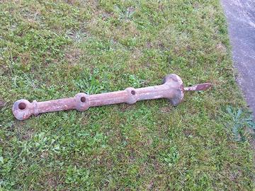 N 10 colonnine antiche  in ghisa  per recinzione.