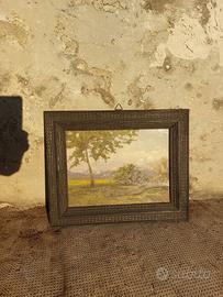Quadro ad olio - 1930 - "Pozzo Strada" Torino