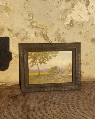 Quadro ad olio - 1930 - "Pozzo Strada" Torino