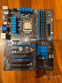 Scheda madre completa Intel Xeon 16gb ram