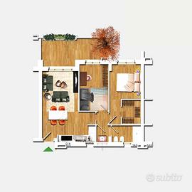 BILOCALE-Fiesole centro -Libero da subito