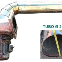 Aspiratore fumi alte temperature per forni legna