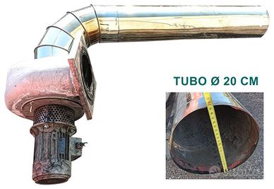 Aspiratore fumi alte temperature per forni legna