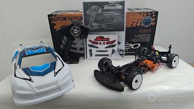 Macchina Elettrica Serpent x20 Rtr 4wd Carbonio 3s