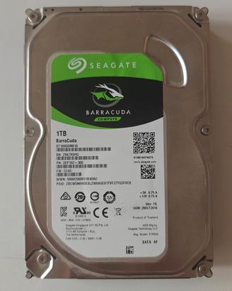 Lotto 5 HD 3,5" SATA 1 TB ciascuno
