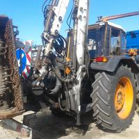 Same laser 110 trattore braccio trincia 9 metri