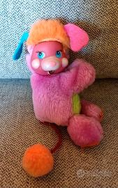 Mattel Popples Clip rosa vintage bambola peluche