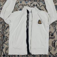 Felpa uomo con zip Marina Militare. Taglia XL